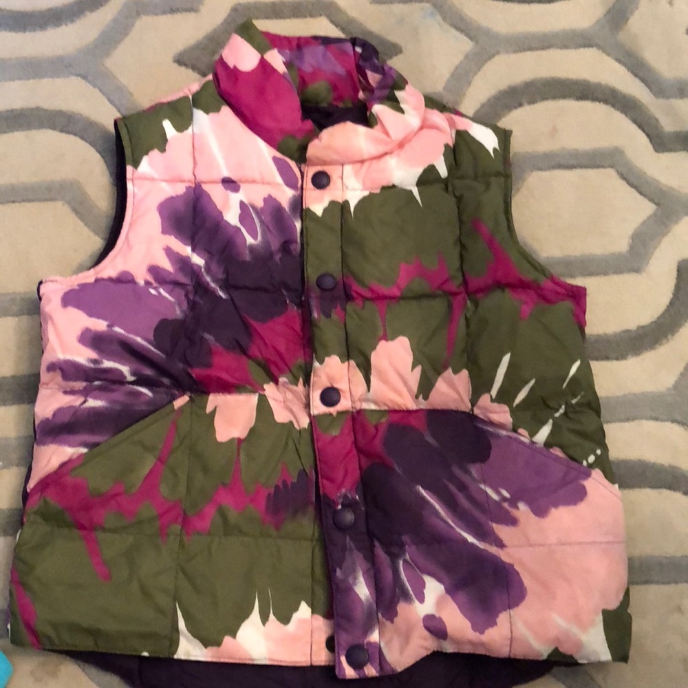 Lands End Girls Down Vest